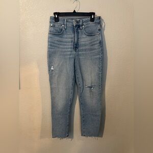 Madewell Light Blue Curvy Perfect Vintage Women's Jeans